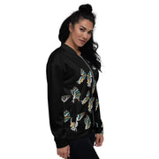 Sunset Moth Unisex Bomber Jacket